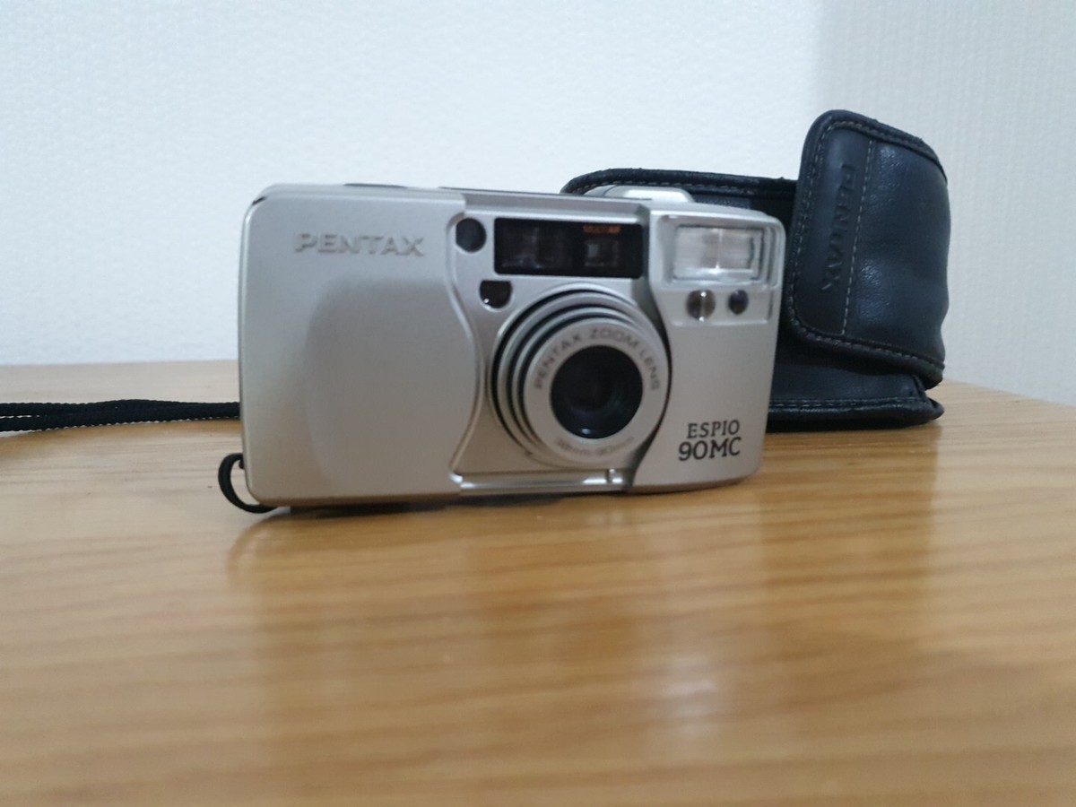 Pentax Espio 90mc film camera. With Case | eBay