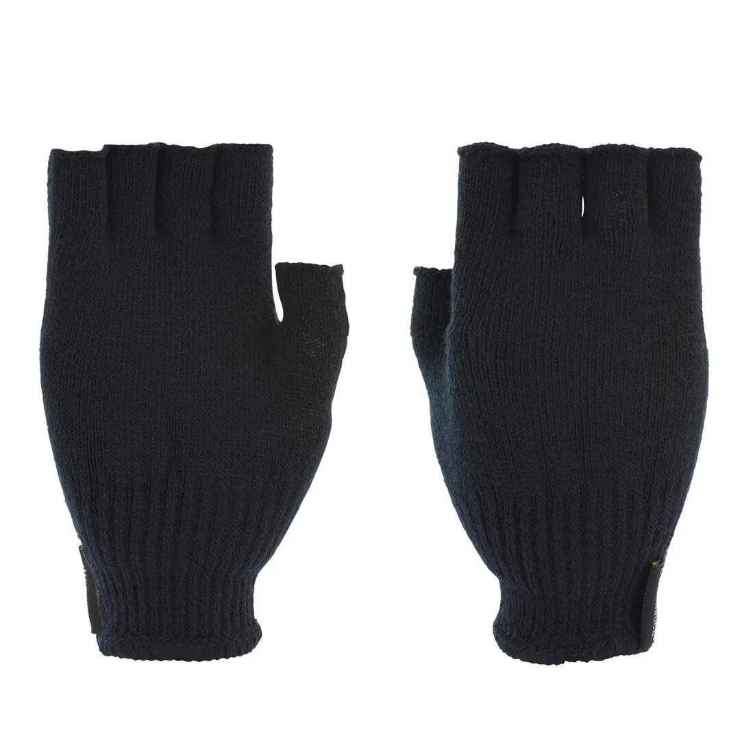 Extremities Fingerless Thinny Thermal Lightweight Cold Weather Gloves Black