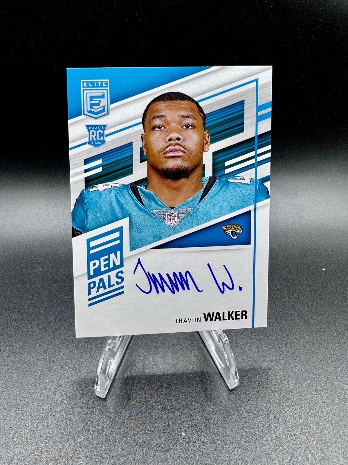 Travon Walker Panini Donruss Elite Pen Pals Autographs #PPTW Blue Ink