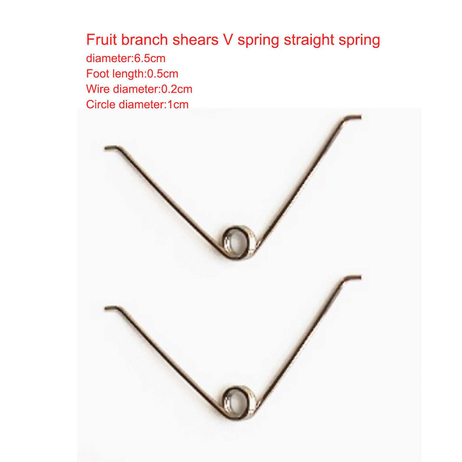 10PCS Replacement Springs Pruning Shears Springs for Grafting Tool