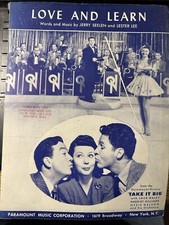 1945 Paramount Movie sheet music  TAKE IT BIG   Ozzie  Harriet 