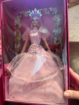 Barbie Dia De Los Muertos Pink Magnolia Doll 2023 Mattel IN HAND