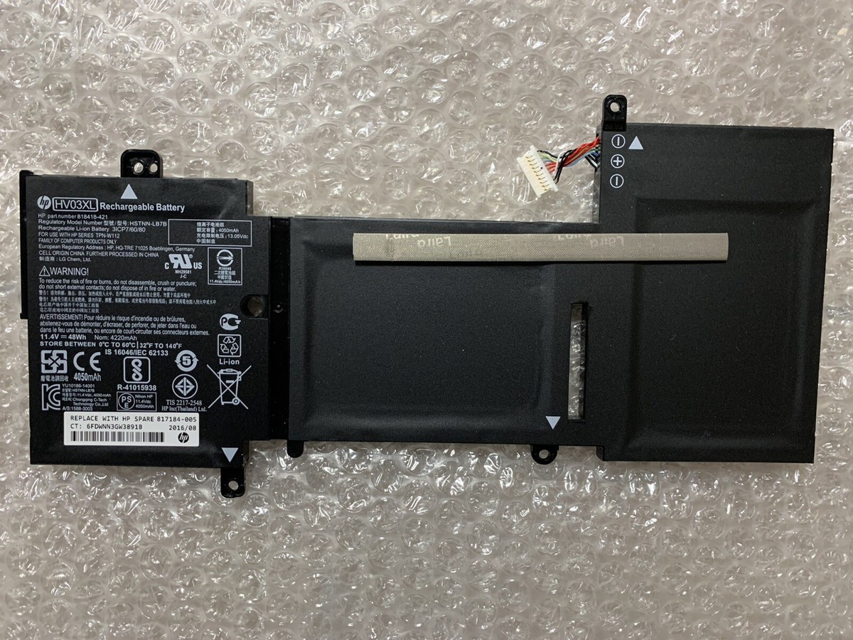 Genuine OEM HP HV03XL Battery 11.4V 48Wh for HP X360 310 G2 Laptop
