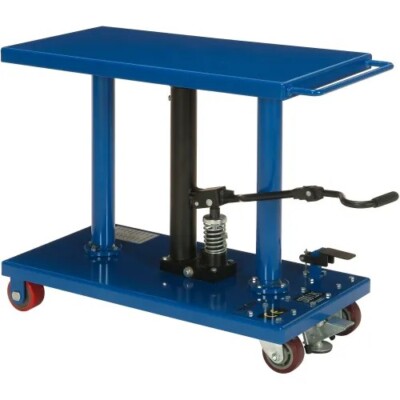 NEW! Work Positioning Post Lift Table Foot Control 1000 Lb Cap 36x18 Platform!!