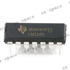 2Pcs LM324N LM324 324 Low Power Quad Op-Amp IC TOP