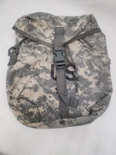 Set of 2 USGI MOLLE II Sustainment Pouches for Army ACU Military Rucksack VGC