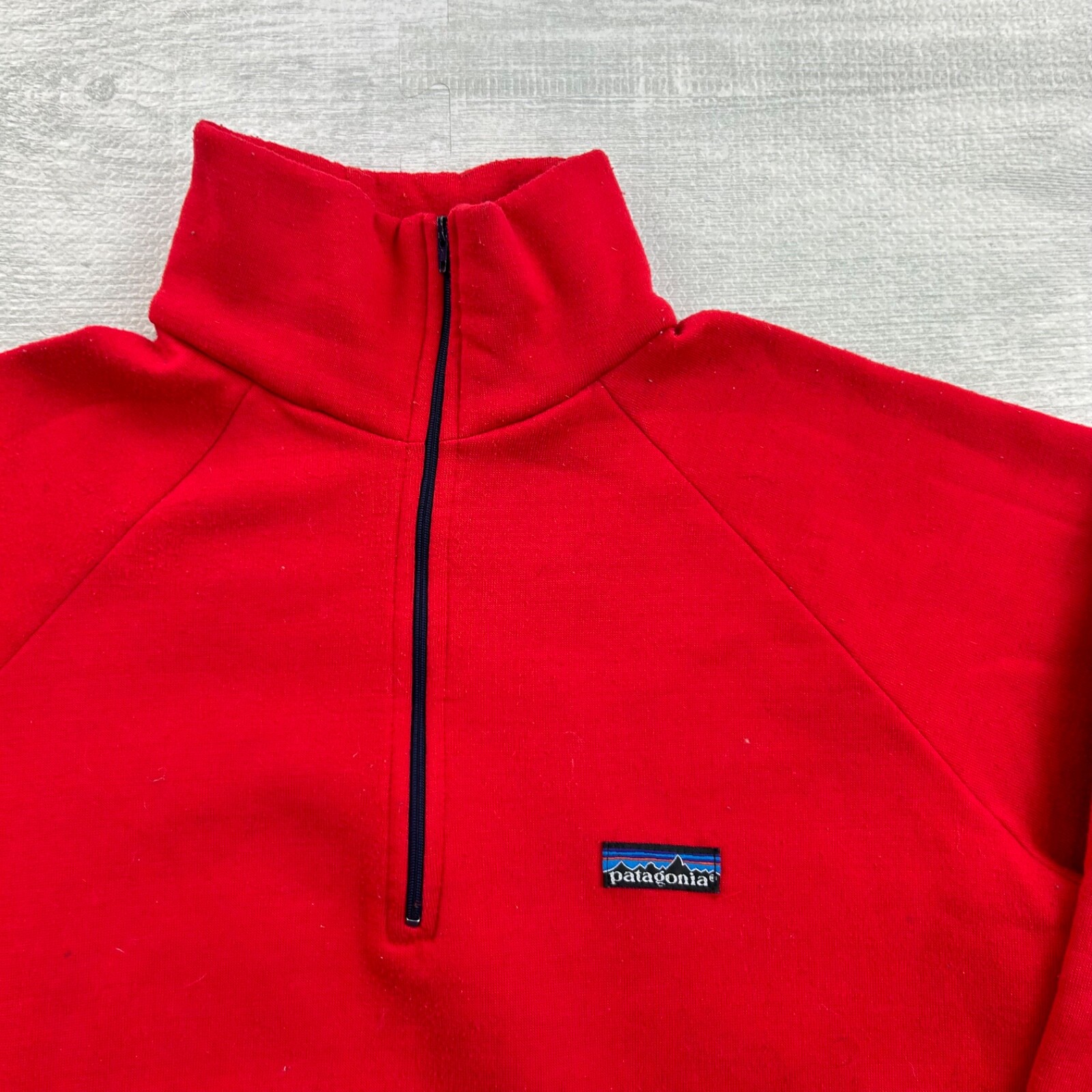 Vintage 80s Patagonia Capilene 1/4 Zip Jacket Size Large Red Synchilla Outdoor thumbnail 2