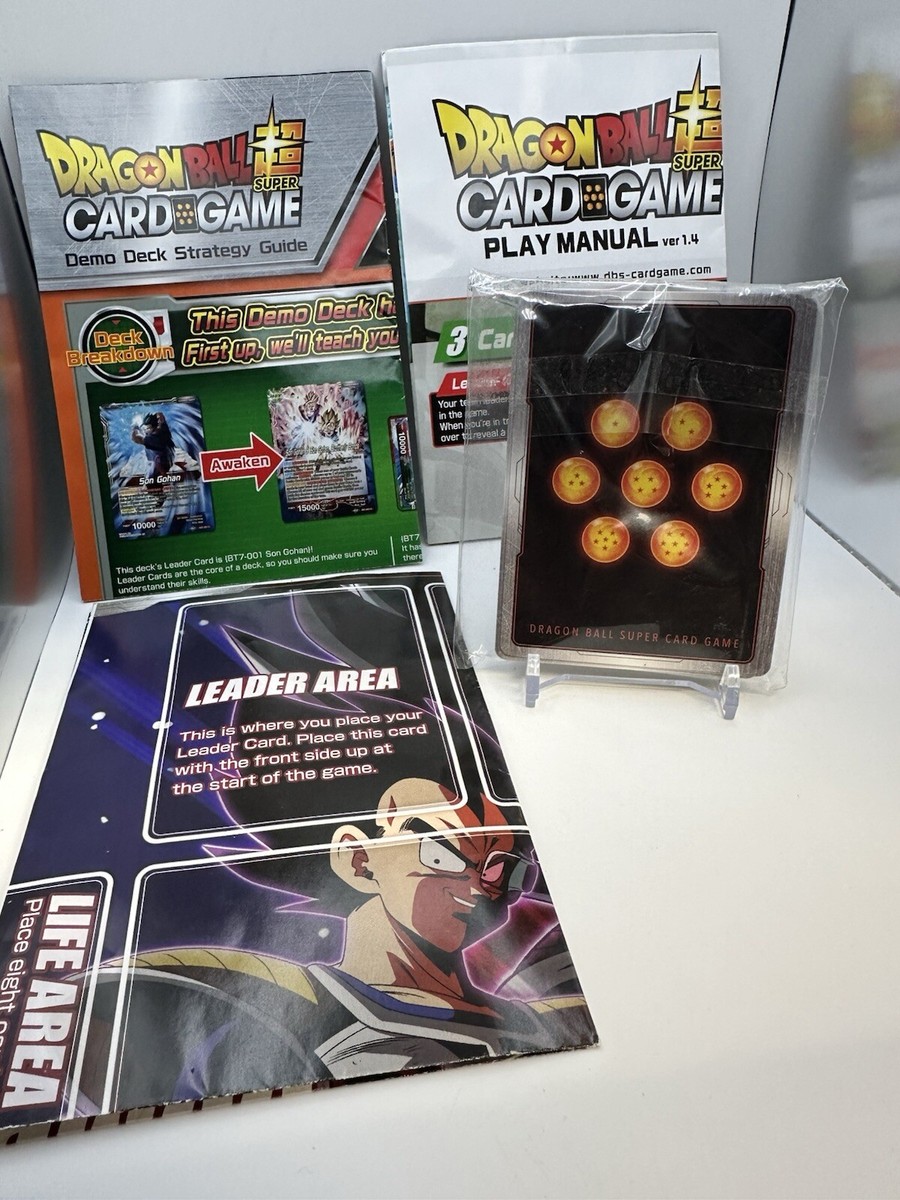 dragon ball super card game demo deck Fusion World This starter deck is perfect for both beginners and experienced players looking to explore the Fusion World format in the Dragon Ball Super Card Game. The FS08 deck contains 51 pre Dragon Ball Z Super Card