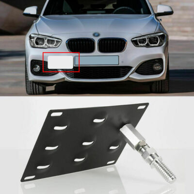 Front Bumper Tow Hook License Plate Mounting Bracket Holder For BMW 1 3 X5 X6