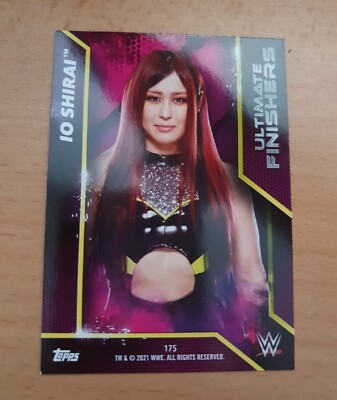 WWE Card 175 IO SHIRAI Topps Superstars 2021 Wrestling Ultimate Finishers Io Sky