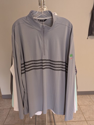 NEU MIT ETIKETT LEVELWEAR ASHER HERRENPULLOVER, GRÖSSE: 2XL, FARBE: KIESEL/SCHWARZ (M6) - Bild 1 von 3