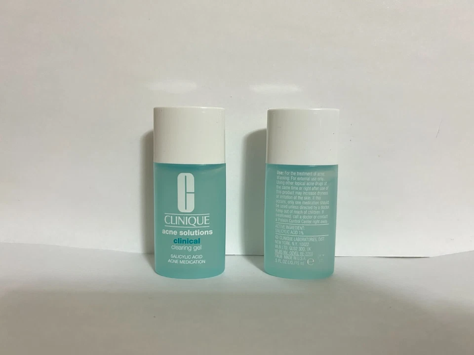 Gel limpiador clínico Clinique Acne Solutions 0,5 oz tamaño completo nuevo sin caja Foto 2 de 2