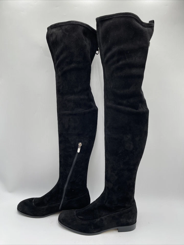 Sergio Rossi Women's JODIE RING Boot, Black Size 37.5 - Image 3 of 4