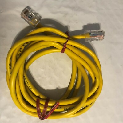 Cabletech Technology Ethernet Cable LAN Router CAT.5e Internet Yellow Cord 5 FT