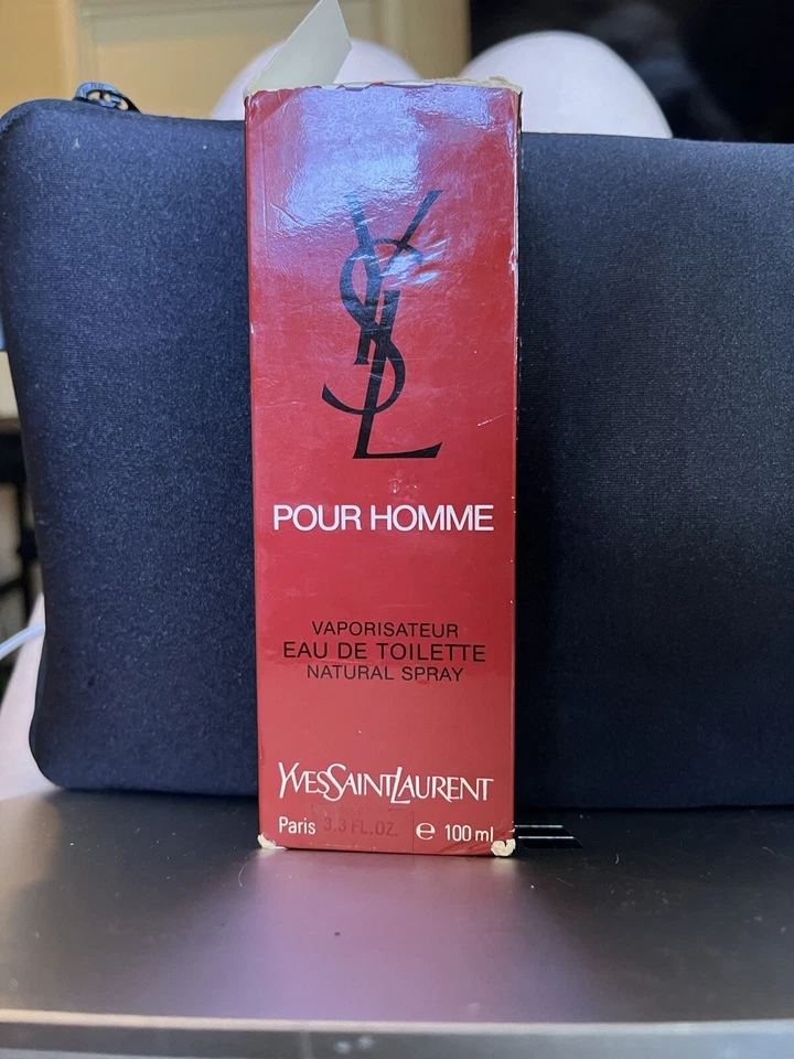 POUR HOMME EDT. FÓRMULA ORIGINAL ABOVEDADA VINTAGE SELLADA YSL 3,3 OZ/100 ml Foto 2 de 4