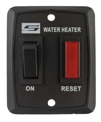Suburban RV Water Heater On Off Switch Fault Light Black Camper DSI 234229  | eBay
