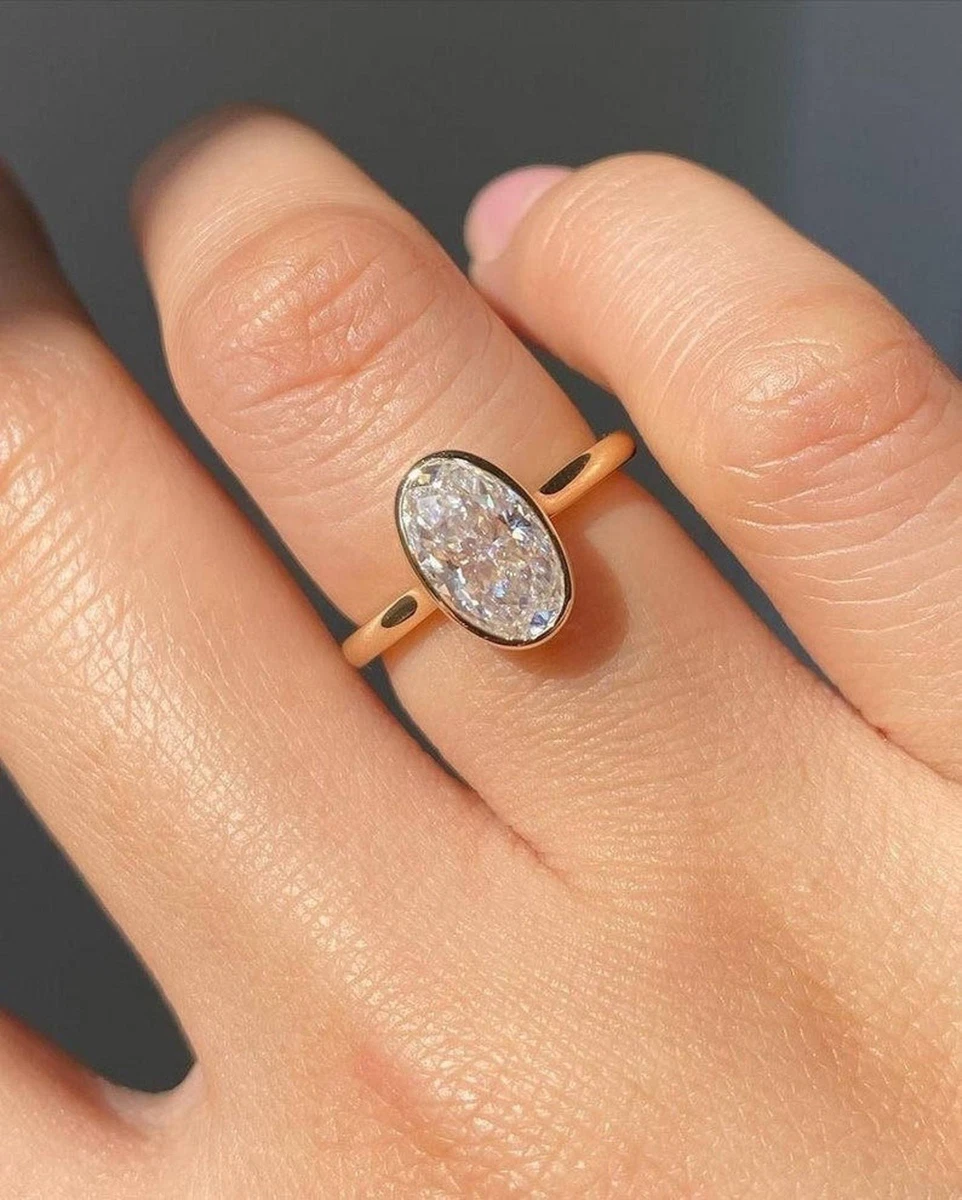 Sterling silver hotsell bezel ring