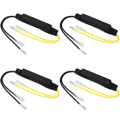 4 X Universal 12V 21W Motorrad Blinker Licht LED Anzeige Last Widerstand Adapter
