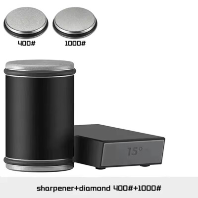 Professional Rolling Knife Sharpener Diamond Coated Discs Manual Sharpening Kit