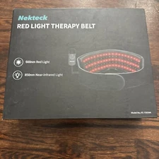 Nekteck Red Light Therapy Belt for Body. New Sealed In Box.  Free Shipping.