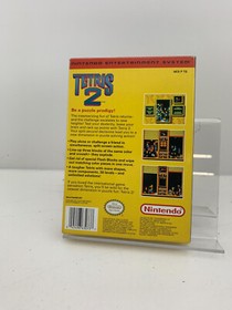 Tetris 2 (NES 1993) cartridge and box, no maual, tested