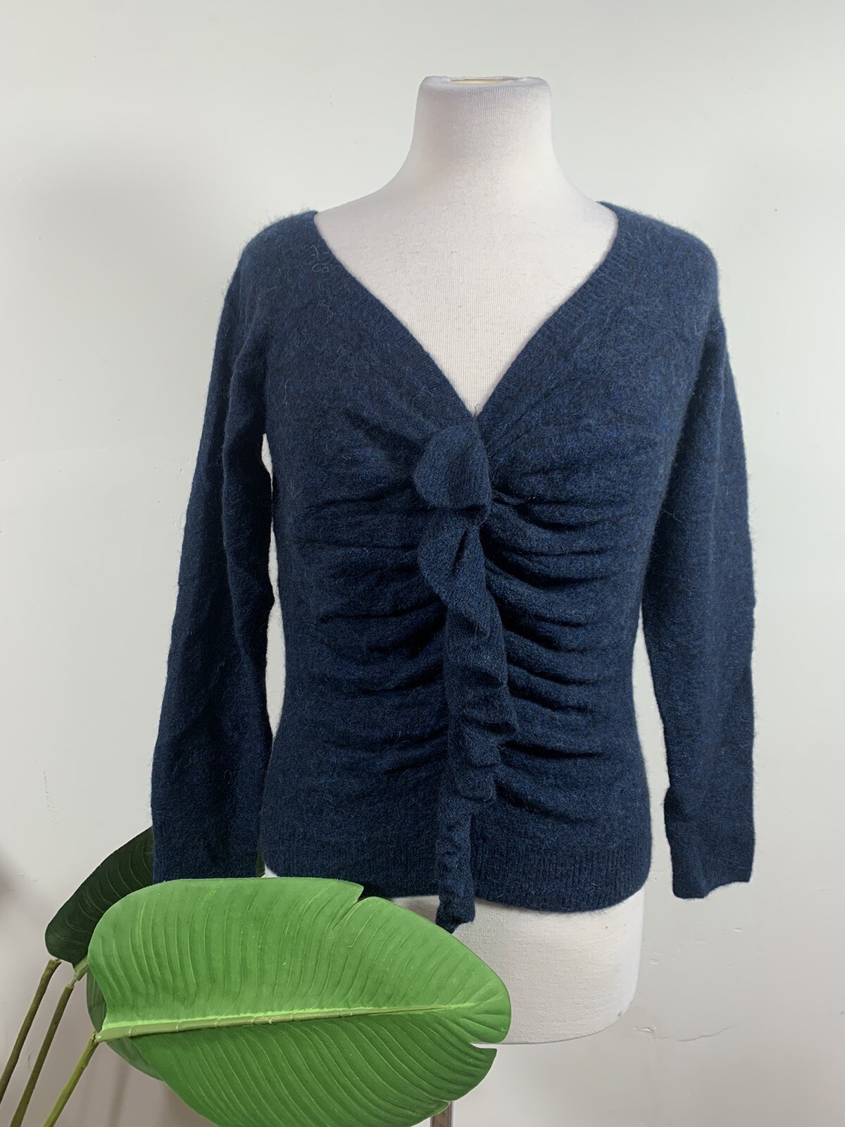 JERSEY MUJER REBECCA TAYLOR ESPONJOSO ALPACA PO, Color - Verde azulado oscuro, Talla pequeña