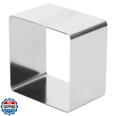 KESYOO Square Cake Mold Square Mousse Mold Ring 4- Inch Square Non- Stick Sea