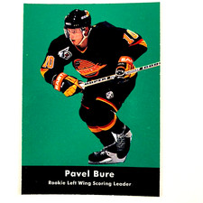Pavel Bure 1991-92 Parkhurst Rookie Leader Card #446 NHL Vancouver Canucks. rookie card picture