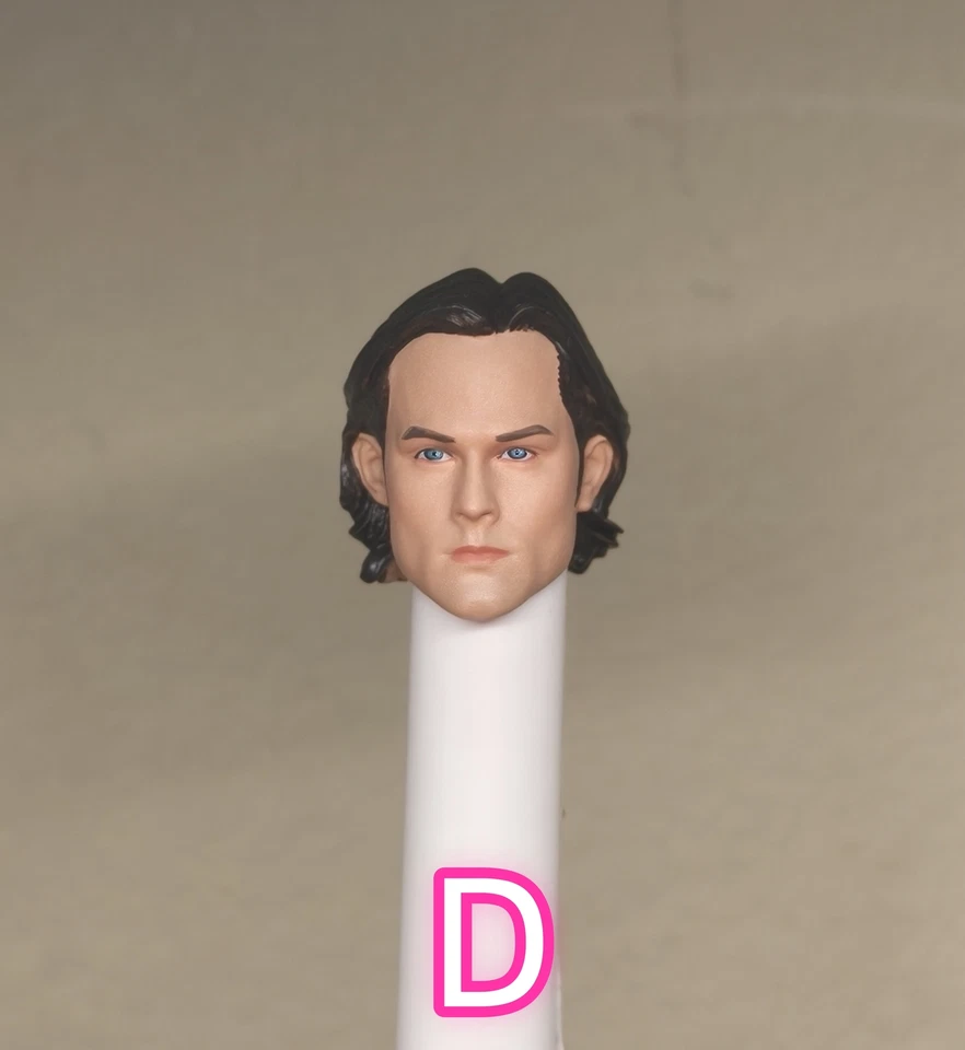 1/12 Painted Sam Black Cat Punisher Head Carved Fit 6'' ML Action Figure - Image 3 of 4