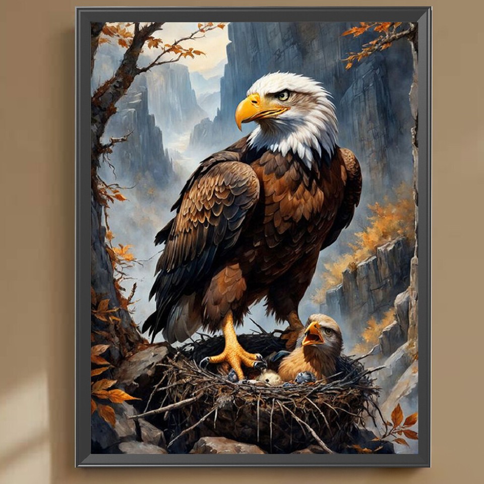 5D DIY Full Square Drill Diamond Painting Animal Kit Home Decoration