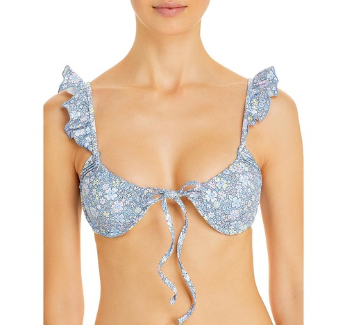Frankies Bikinis 285904 Birdie Underwire Bikini Top, Size Medium