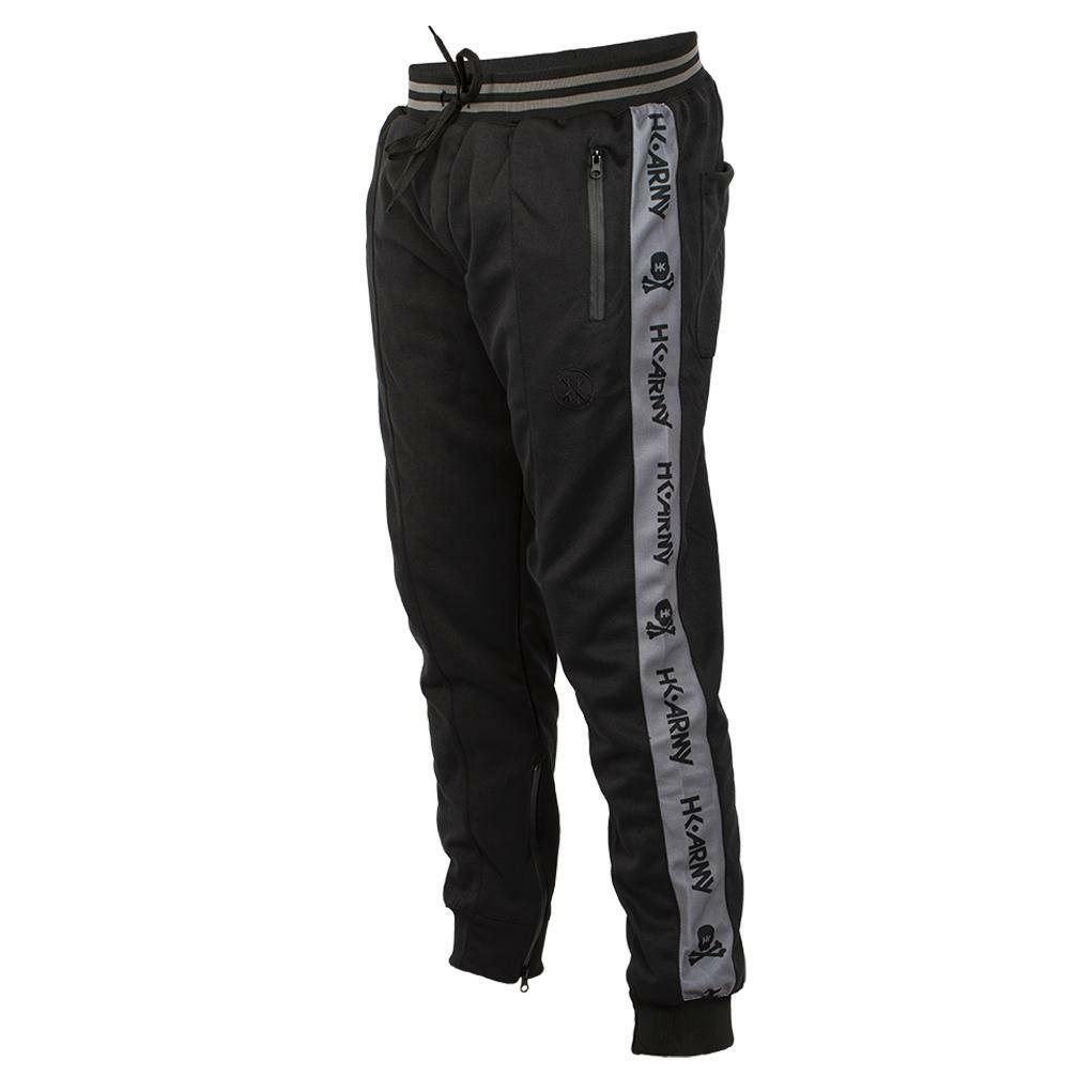 New HK Army Paintball Casual HK Skull Track Jogger Pants Gray X