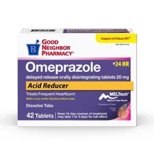 Good Neighbor Pharmacy Omeprazole Acid Reducer 20mg ODT 42ct