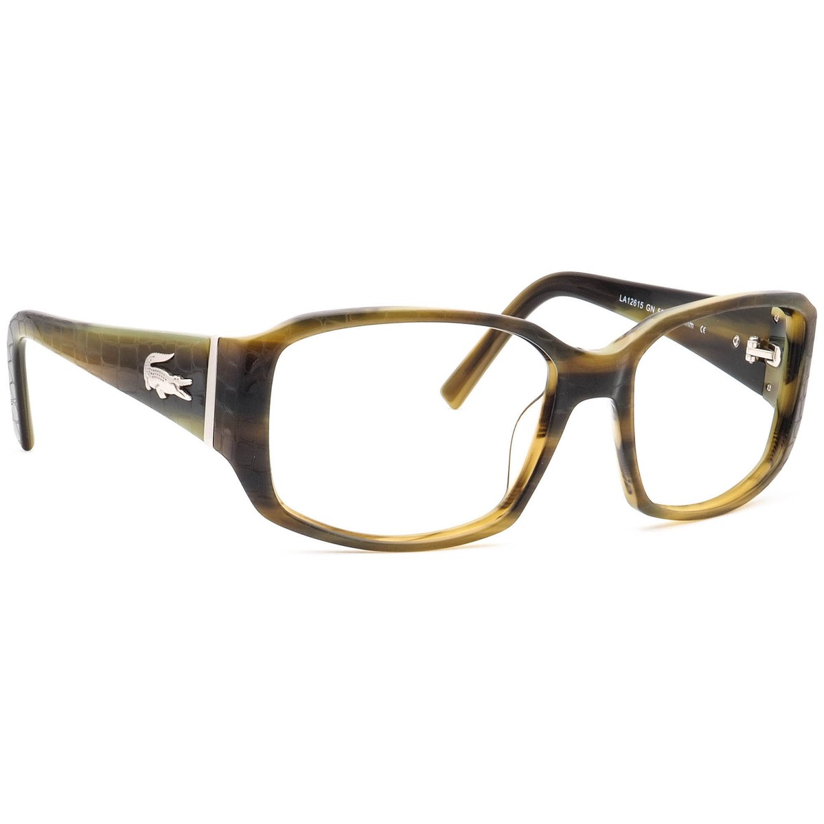 Lacoste Sunglasses Frame Only LA12615 GN Green Havana Square 58 mm 