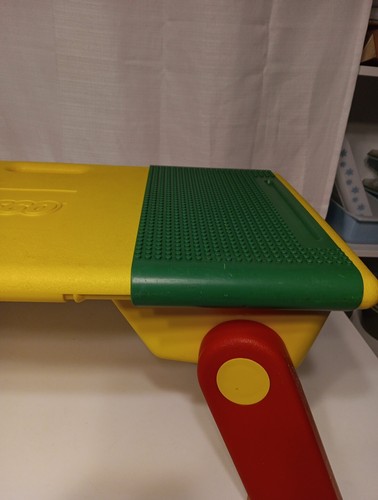 Vintage LEGO 1994 Building Table Portable Storage Folding Legs Lap Tray 25.5x13” - Picture 3 of 8