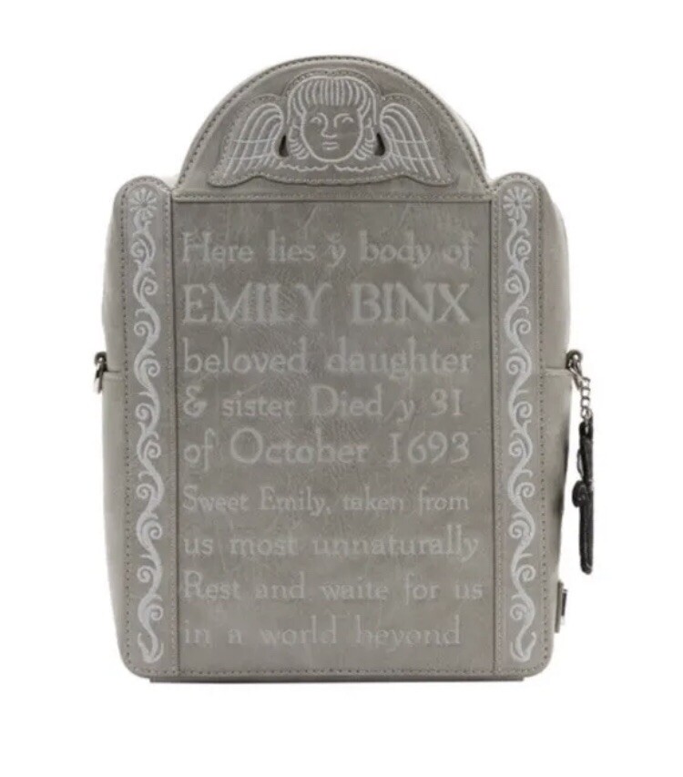 Loungefly‎ Disney Hocus Pocus Tombstone Convertible Crossbody Loungefly Stitch Shoppe Disney Hocus Pocus Here Lies Emily  main image 3