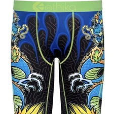 ETHIKA MENS STAPLE UNDERWEAR BOXER DRAG-ONZ BLACK