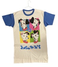 Vintage 101 Dalmatians Disney Pajama Shirt Dress Single Stitch