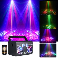 1024Pattern Laser Projector LED Stage Light RGB Disco DJ KTV Show Party Lighting
