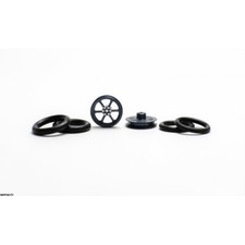 Pro Track 1/16 x 3/4 Gunmetal Roadster O-ring Drag Fronts