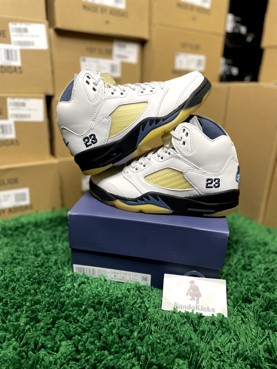 【Nike】 Jordan 5 x A Ma Maniere Retro Dawn (W) FZ5758-004 Size 12 - A Ma Maniére x Air Jordan 5 Retro Dawn W Black