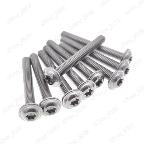 Tornillos de cabeza de botón de zócalo de titanio GR2 TORX con cuello M2.5/M3/M4/M5/M6 - Imagen 4 de 5