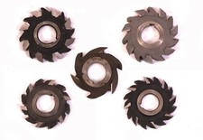 5 Stück Scheibenfräser 100x16x32 100x10x32 90x8x32 80x11x32 89,5x18 HSS DDR USSR