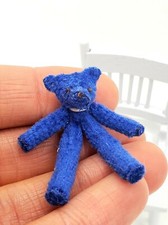 Vintage Artisan POSEABLE Teddy Bear 1:12 Dollhouse Miniature Child Room Decor