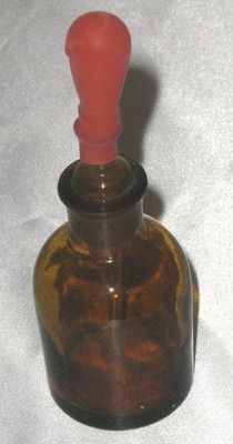 Glass Amber dropper bottle drop reagent lab 60 ml 2 oz chemistry lab ...