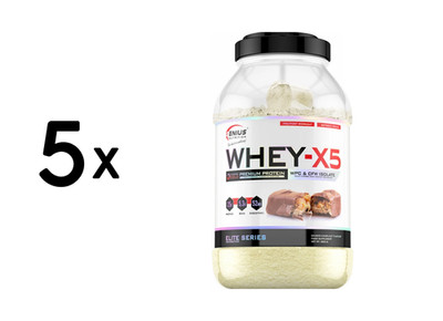 5 x Genius Nutrition Whey-X5 (2000g) Choco-Peanut Crunch (40,00 EUR/kg)