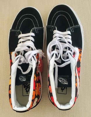 VANS Sk8-Hi Flower Black/ Multicolor Men 10 | eBay display picture 3