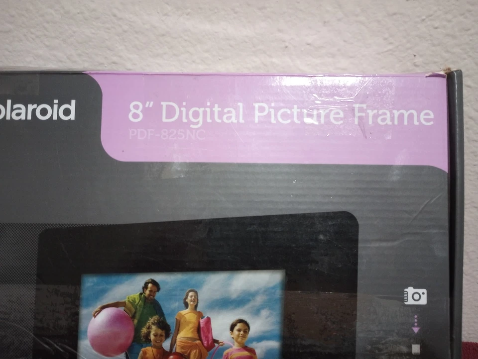 New Wall Plug In POLAROID 8" Digital Picture Frame PDF-825NC - Image 2 of 4