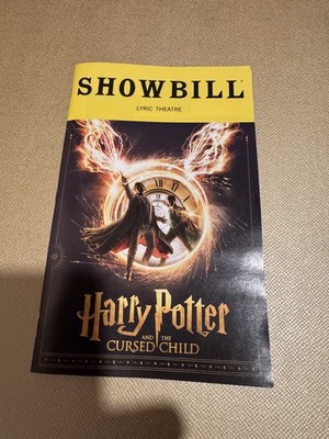 Harry Potter und das verwunschene Kind New York Broadway Showbill Spielzettel Tom Felton