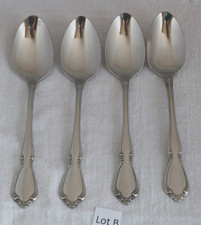 Oneida Oneidacraft Chateau Deluxe Stainless Teaspoons Set of 4